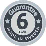 Guarantee 6 years made in sweden