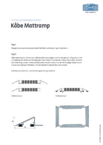 KBM Installationsanv mattramper